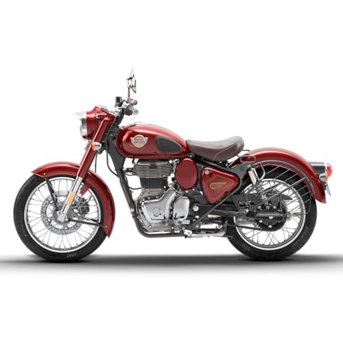 Image of Royal Enfield Classic 350 with Disc & Spoke Wheels Motorcycle (Madras Red) Booking for Ex-Showroom Price