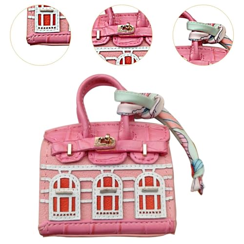Image of Car Keychain Cover Organizer Beauty Makeup Creative Cute Change Purse Wallet Pink| Motors | Parts & Accessories |Key Chains|1 Mini Headphone