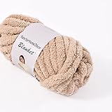 Chenille Yarn, Super Soft Chunky Knit Chenille Yarn,DIY Jumbo Giant for Knitted Blanket Cloth Hat Ho
