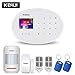 Produktbild KERUI W20 GSM WiFi 2,4 GHz Funk Alarmanlage Komplettsystem Haus Büro Sicherheit Einbruchschutz Alarm System DIY Kit mit Auto Dial/SMS/RFID/iOS Android/App-Steuerung Push - Deutschsprachiges (Basic)