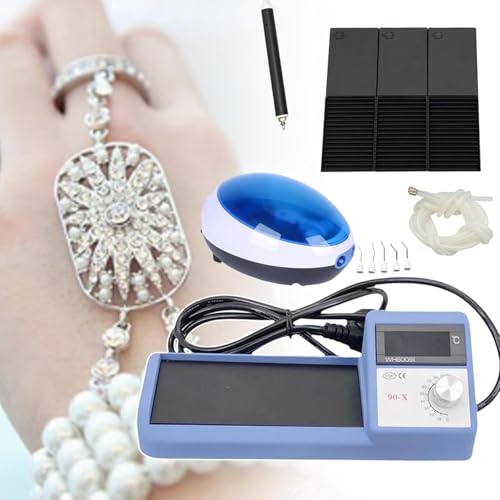 Máquina de engaste de cera al vacío con película para aprender joyería 2