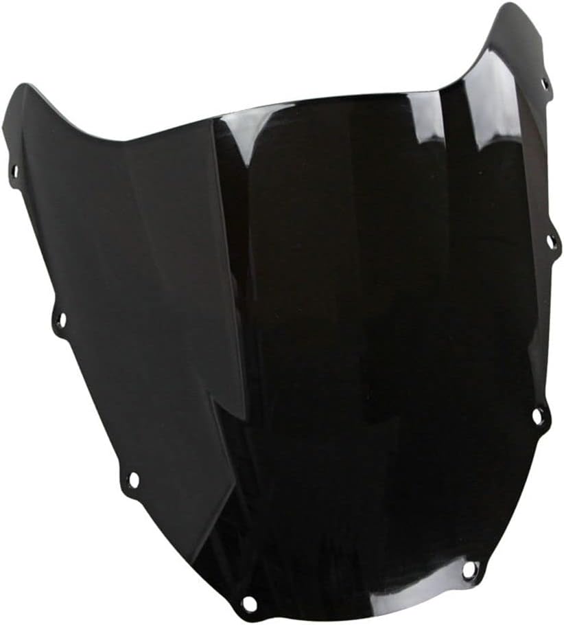 ABS Plastic Double Bubble Smoke Windshield for Kawasaki ZX9R 1998 1999 zx-9r 98 99 Motorcycle Windshield Windscreen Black