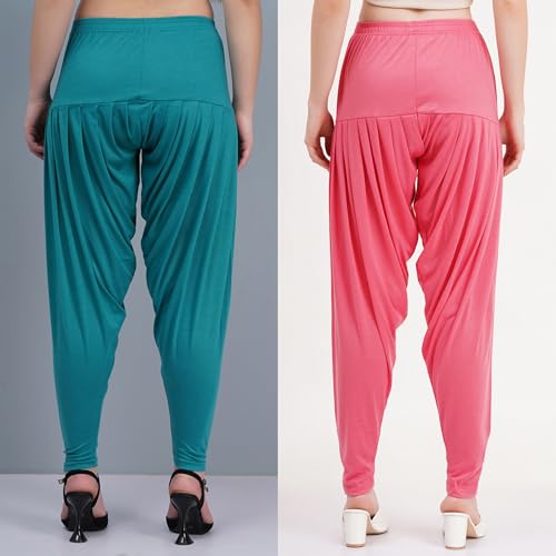 Image of Buy That Trendz Patiala Salwar for Women Relaxed Fit Viscose Patiyala Salwar Harem Bottom Pants