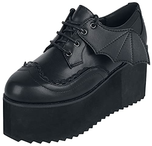 Banned Alternative Willow Mujer Creepers Negro EU37 Otro Material