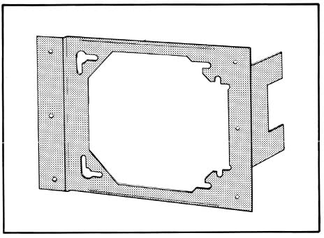 100 Pack, E-Z T-4 Electric Outlet Box Mounting Brackets for 4 inch and 4 11/16 inch Outlet Boxes to 2-1/2 inch and 3-5/8 inch Metal or Wood Studs. UL Listed. Proudly Made in The USA.