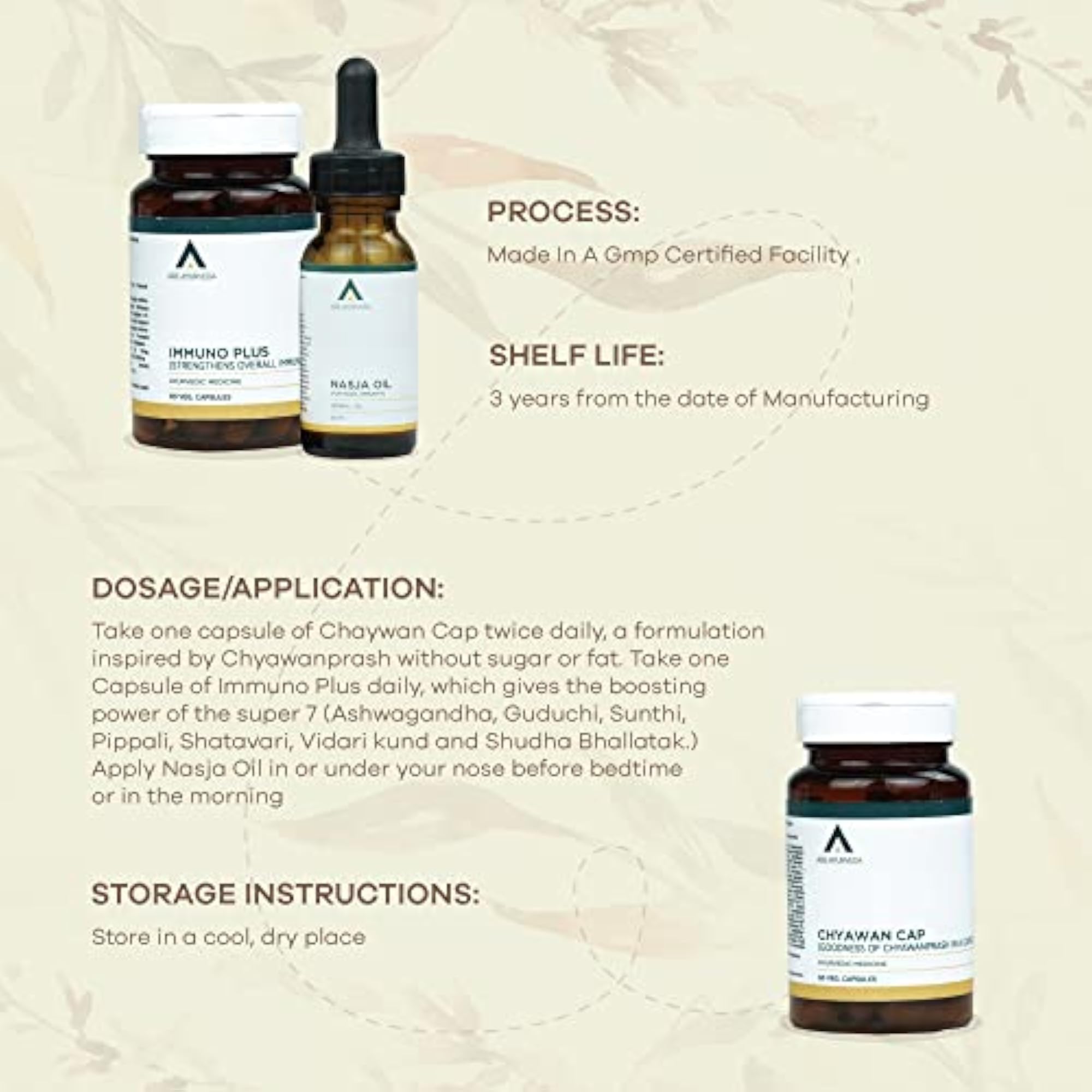 Age Ayurveda Sugar-Free Immunity Kit, Vegan Capsules