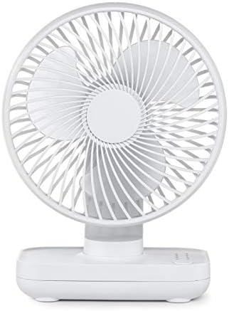 家および庭の付属品 扇風機 卓上 D606 4WのUSB充電式ポータブルFourspeedアジャスタブルデスクトップファン 扇風機 