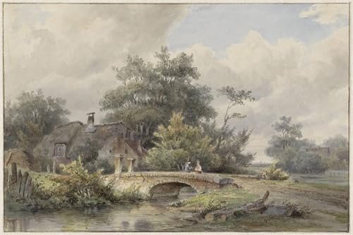 Peinture murale paysage de Koekkoek pour sublimer la décoration du salon