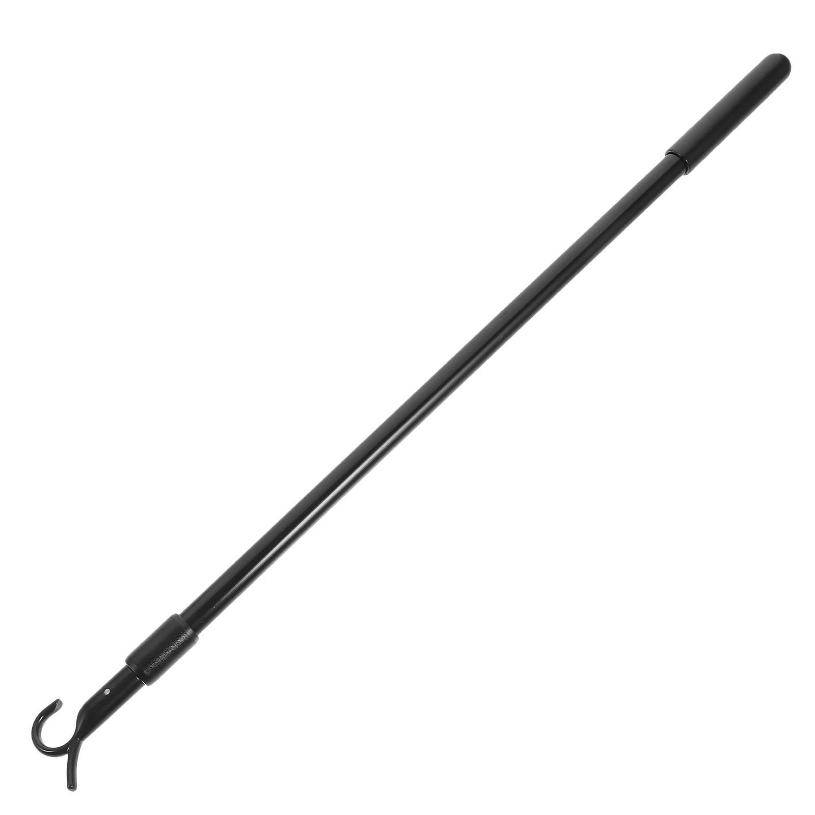 XILEUDUOD Telescopic Window Pole Rod Opener Hooks Curtain Telescopic Rod Drapery Wand Pull Vertical Blind Rods for Drapes Window Opener Pole