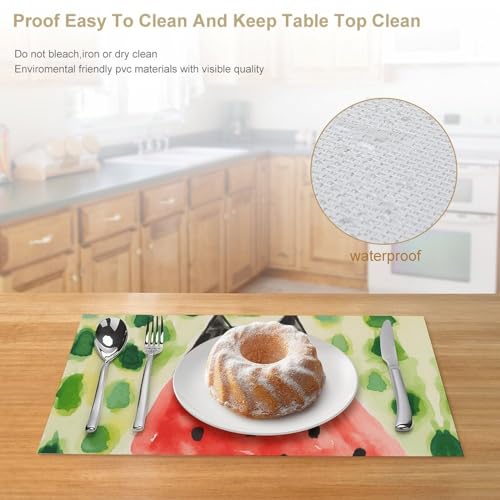 Set de table de 30,5 x 45,7 cm résistant chaleur et antidérapant chat - 5