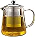 LITING Théière Tetera De Vidrio Tetera Elegante Taza De Té De Té De Vidrio Tetera con Colador De Infusor De Acero Inoxidable Mantenga La Fragancia del Té (Size : 450ml)