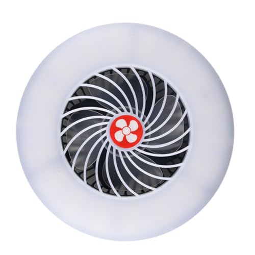 Ventilador LED para camping con batería recargable y gancho superior multiusos 7