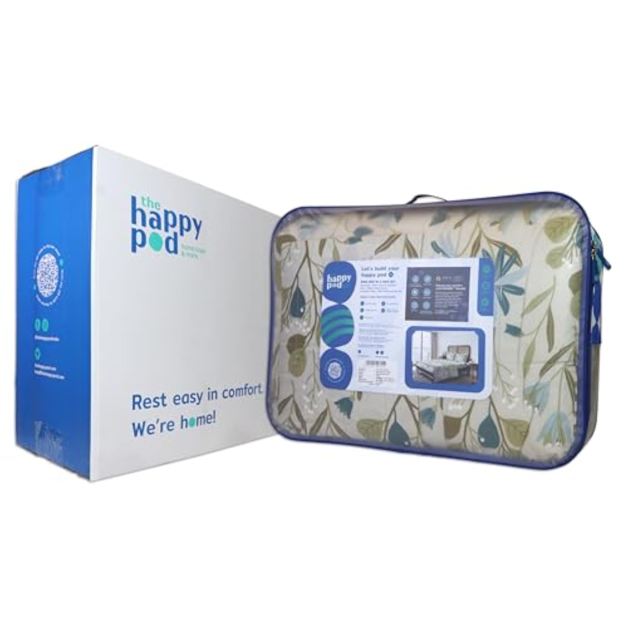 King Bed in a Bag Set, 100% Combed Cotton