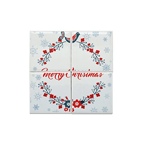 Carreaux Céramique Décoratif de Noël pour réveillon en famille