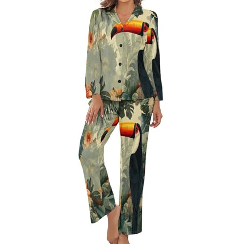 Pyjama pour femme vêtement de nuit ample contre la transpiration