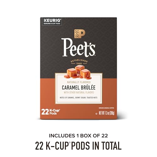 Peet's Coffee Coffee Pods, Medium Roast, Caramel Brulee, 22 K Cups - image 2