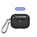 Produktbild CaseDione Competiable with AirPods Pro Case (2019 New), AirPods Pro Case Cover Carbon Fiber Protective Skin Airpods Accessories Kits Carrying Case with Keychain