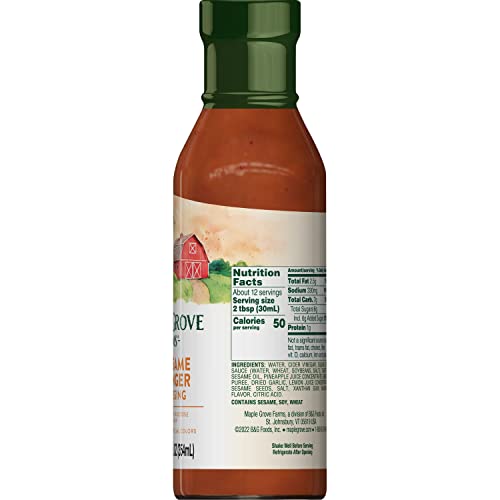 Maple Grove Farms Salad Dressing, Sesame Ginger Dressing, 12 Ounce - Thumbnail 7