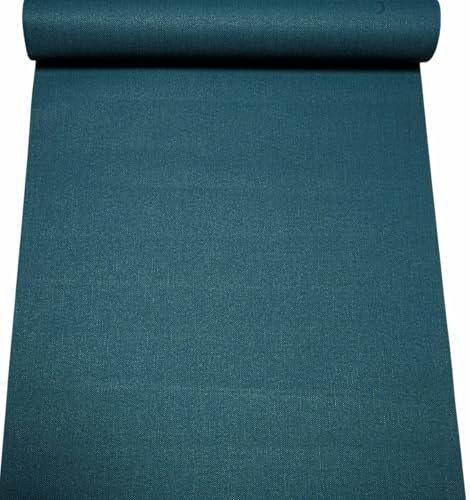 Image of SOPHIE LAURENCE Plain Blue Textured Wallpaper – Free Match, Paste-The-Wall Vinyl for Lounge, Bedroom & Hallway (53 cm × 10.05 m)