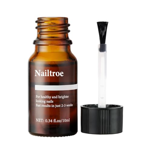 Micosi Unghie Piede Trattamento Antimicotico, Liquido 10ml per Funghi Unghie Piedi, Nailtroe Onicomicosi Soluzione con Pennello, Formula Purificante e Ristrutturante