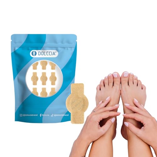 DOLCCIA Parches Antihongos para Uñas Pies, Tratamiento Natural para Hongos en Uñas de los Pies y Manos, Elimina onicomicosis o micosis de la uña, Alivio Eficaz de Picor, Color Amarillento y Mal Olor