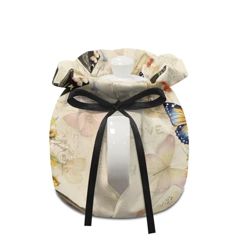 Image of Tea Cosy Keep Warm Butterfly Post Teapot Protective Cover Durable Insulated Tea Kettle Dust Cover for Teapots Breakfast Pot Tabletop Kitchen Accessories