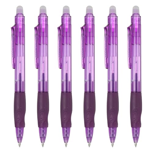 PATIKIL 6 bolígrafos borrables de gel, punta fina 0.5mm