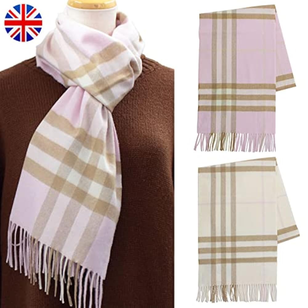 BURBERRY カシミヤ マフラー バーバリー チェック ナチュラルホワイト Amazon | [バーバリー]BURBERRY カシミアマフラー カシミヤ
