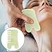 Beavorty Jade Scraping Board for Body and Massage Natural Jade Massage Tool for Facial and Scalp Relaxation for and Beauty Care