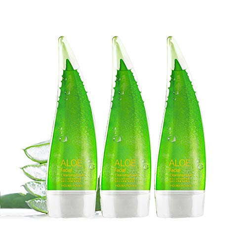 Holika Holika Aloe Facial Cleansing Foam 5.07oz/150ml each (3 Pack)