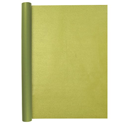 タカ印 ラッピングペーパー 49-9021 ワックスペーパー 20m モスグリーン