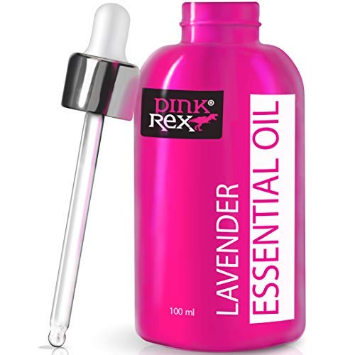 100% Pure, Organic, Natural Lavender Oil. Made in USA. for Hair, Skin, Restful Sleep, Therapeutic, Aromatherapy & Diffuser Use. Essential Grade Large 100ml Bottle with Dropper.