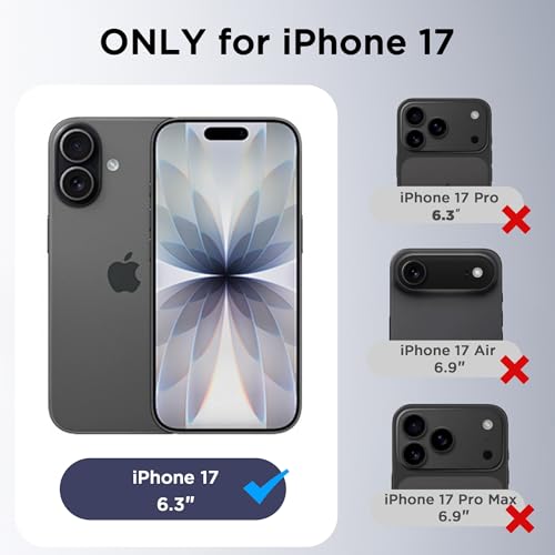 Image of CACOE Magnetic Case for iPhone 17 6.3 inch, Dark Blue