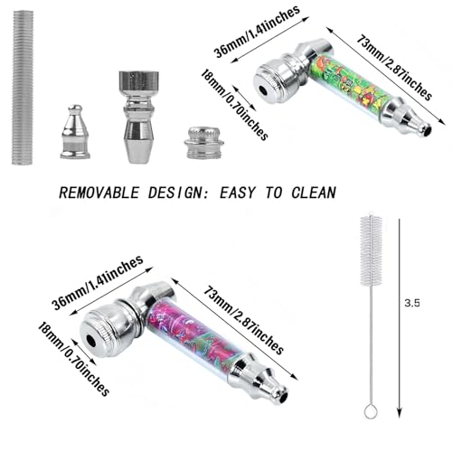 Pipe for Beginners Ergonomic 4 inch Pipe Accessories Kit Easy Use and Cleaning Pipe - Thumbnail 2