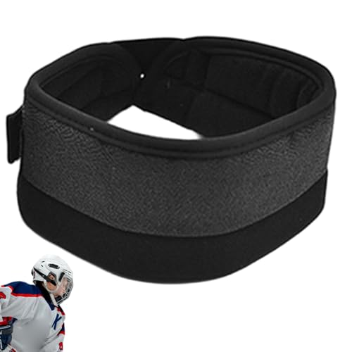 Hbbgdiy Hockey Neck Guard for Youth and Kids Cut Resistant Adjustable Hockey Neck Protector Comfortable Sports Safety Gear for Ice Training Winter Protection S