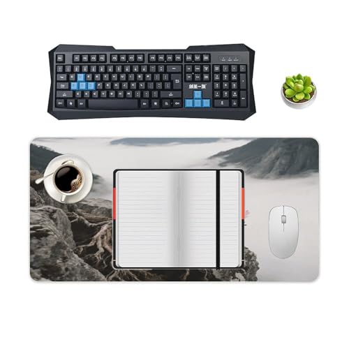 Pad Mouse Grande Flowers on The Cliff Rubber 30x60 cm miniatura 4