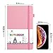 BLUMOST Lined Journal Notebooks with Pen Loop, Hardcover Notebook Journal for Work, 100Gsm Premium Thick Paper with Inner Pocket, Medium 5