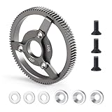 BRKRC Metal Spur Gear 48P 74T 76T 83T 86T 90T Transmission Gears for 1/10 Tra-xxas Slash 2wd Rustler Stampede Telluride Drag Slash Bandit RC Car Upgrade Parts (48P 90T)