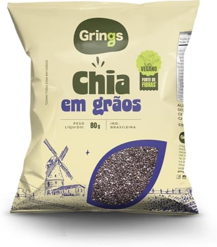 Grings Chia Grãos Semente 80g