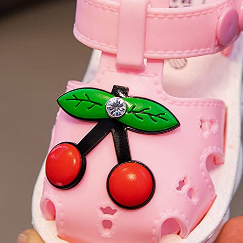 Girls Sandals Girls Fruit Children Sandals Baby Toddler Shoes Boys Summer Slippers Girl's Shoes (Pink, 0-3 Months)4