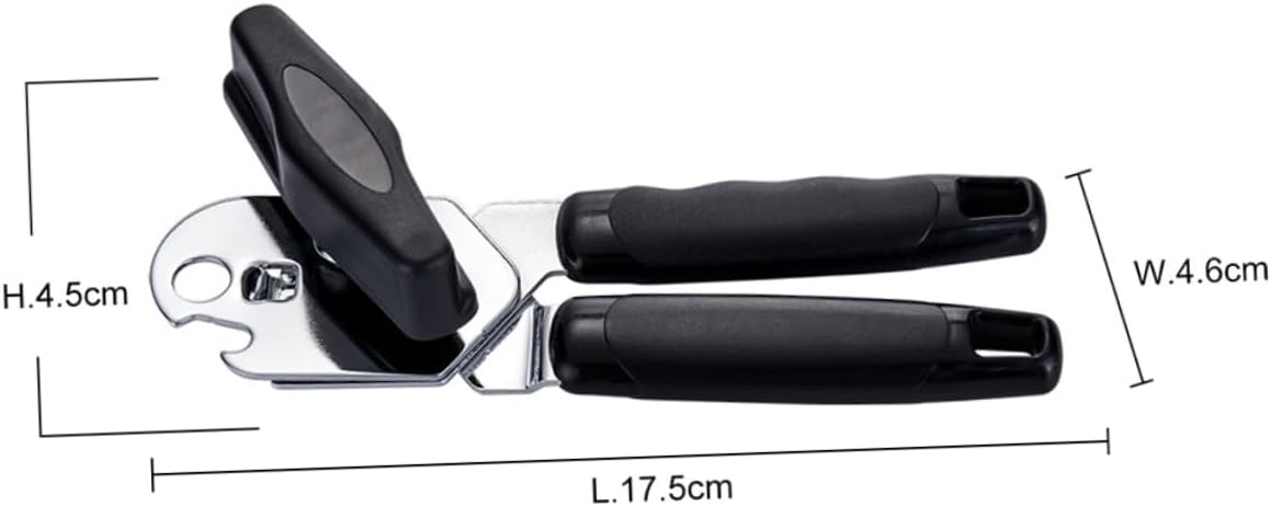 1pc Multifunctional Can Opener Bottle Opener Portable Non-slip Can Lid Cutter for Camping Picnic Kitchen Travel Design