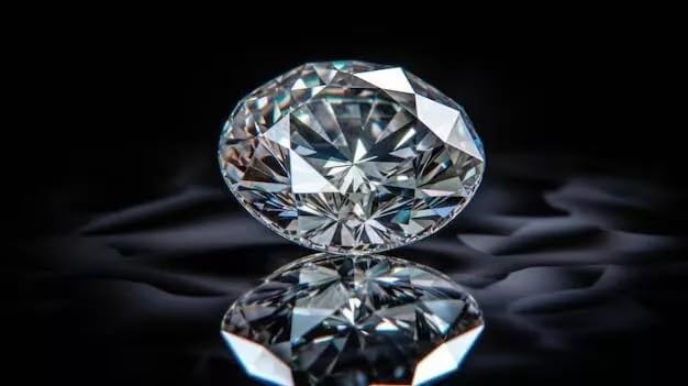 Natural 2.85 Ct Diamond VVS1 Diamond Ring Loose Gemstone Round Cut D Color for Jewellery Making