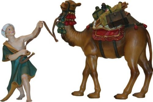 Kamel mit Treiber, geeignet für 12cm Figuren