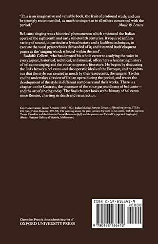 A History of Bel Canto