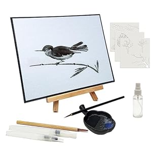 AOVOA Zen Buddha Water Painting Board with Drawing...