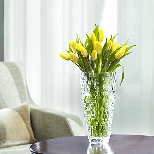 Mikasa Palazzo Vase Crystal, 9\"