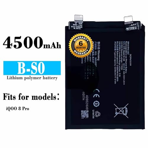 Image of Original B-S0 Battery for Vivo iQOO 8 Pro Battery with 6 Month Warranty** (MAR89)