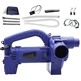 1200 W elektrische Daunenfüllmaschine, Daunen-Blas- und Saugmaschine mit doppeltem Verwendungszweck, Daunenfüllmaschine mit 6 Gängen for Füllen und Aufarbeiten