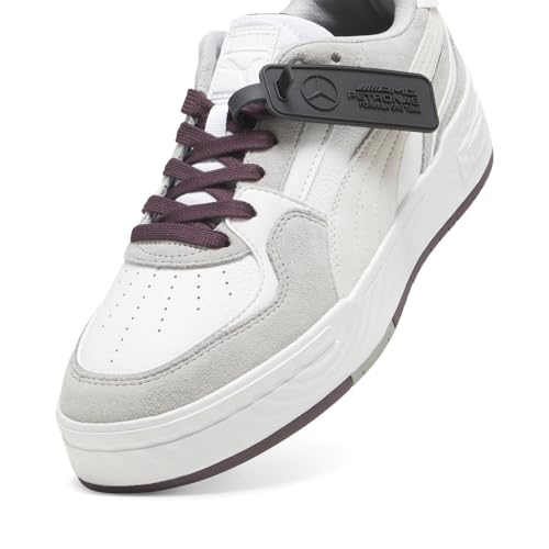Image of Puma Men's Mercedes AMG Petronas F1 CA Pro Crush, Puma White- Team Silver, 11.5