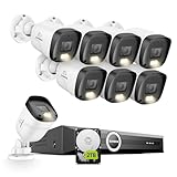 【IP67 résistante aux intempéries et très durable】 conçue pour résister à la chaleur extrême, au froid, à la poussière, aux fortes pluies et aux vents violents, cette caméra de sécurité extérieure durable avec un indice IP67 offre des performances fiables tout au long de l'année, quel que soit le temps.